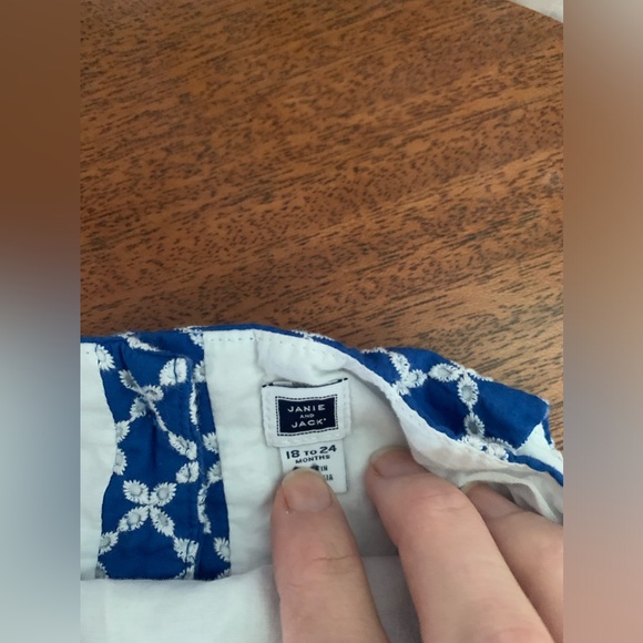 Janie and jack eyelet romper - Picture 3 of 6